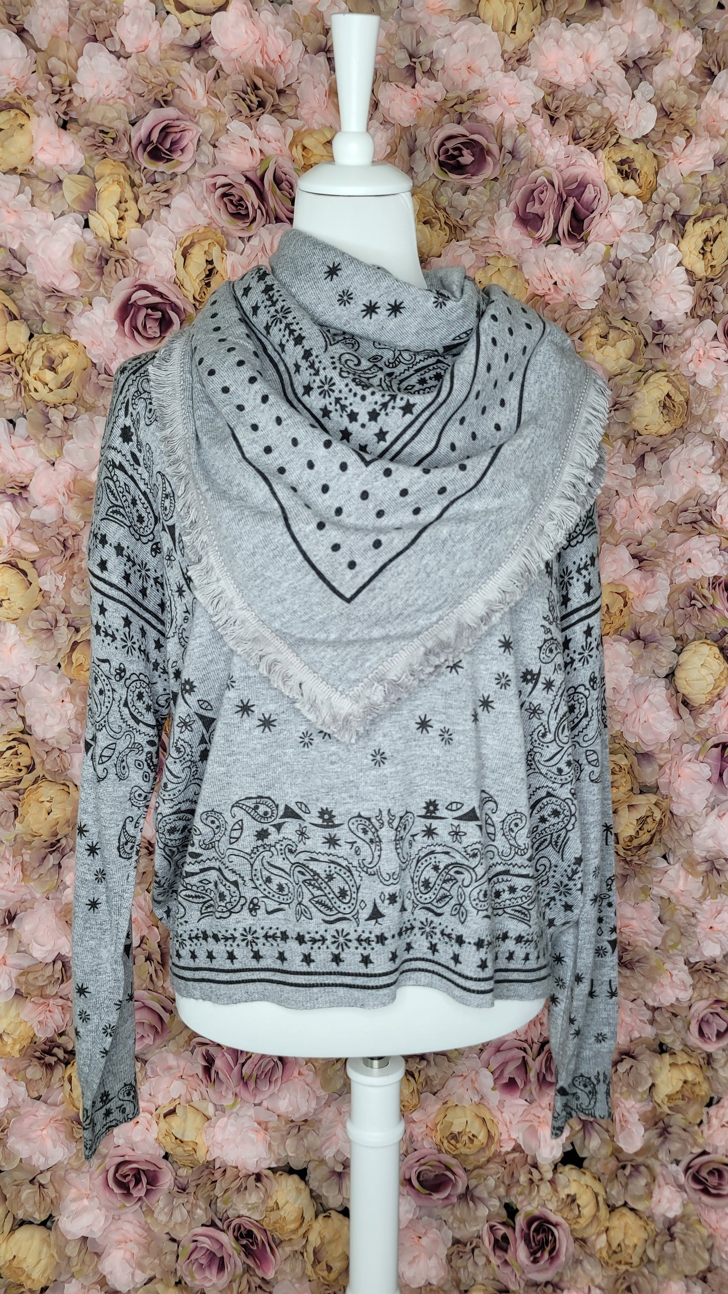 ECHARPE/ETOLE MOTIF BANDANA