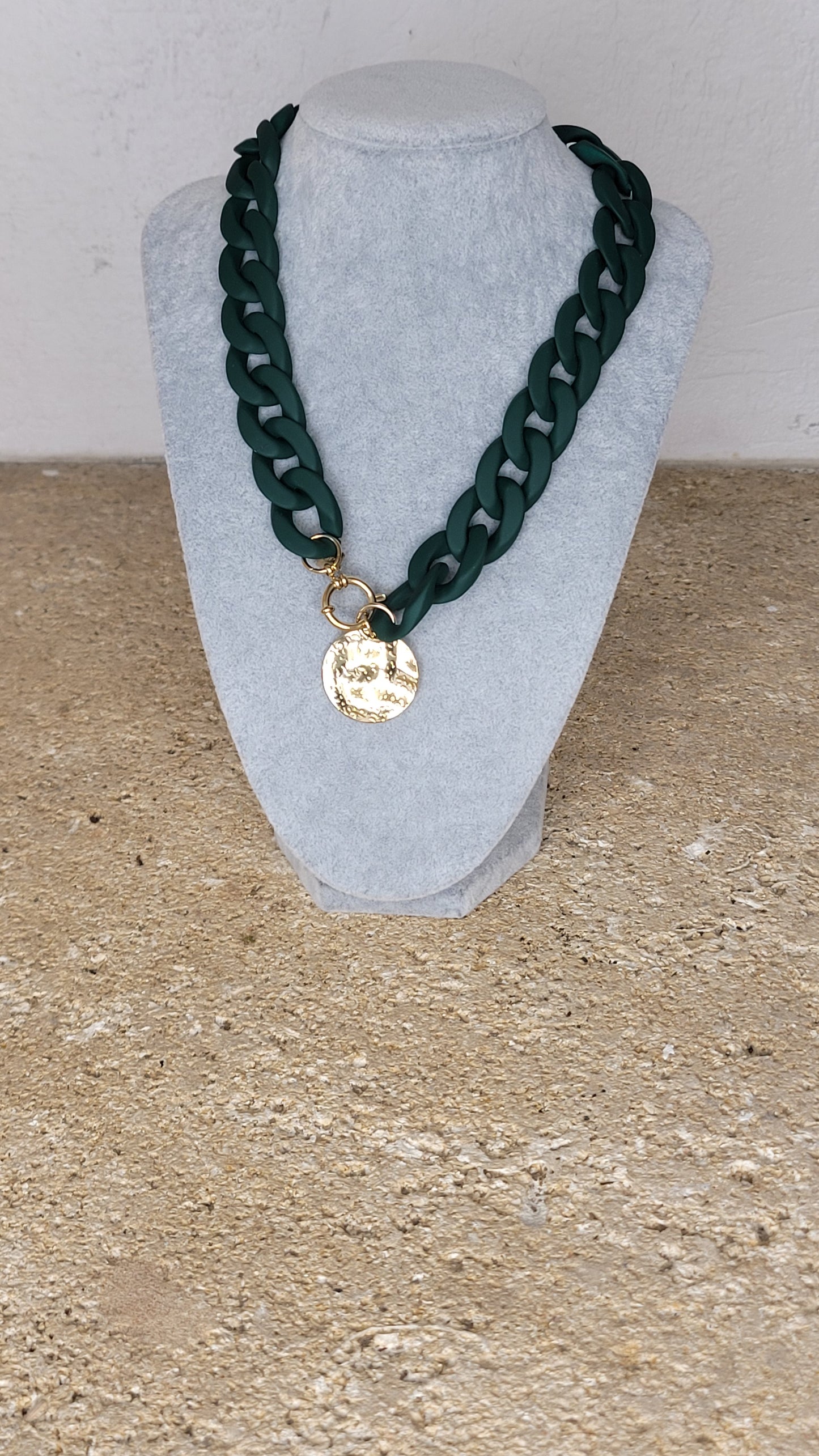 COLLIER GROSSES MAILLES