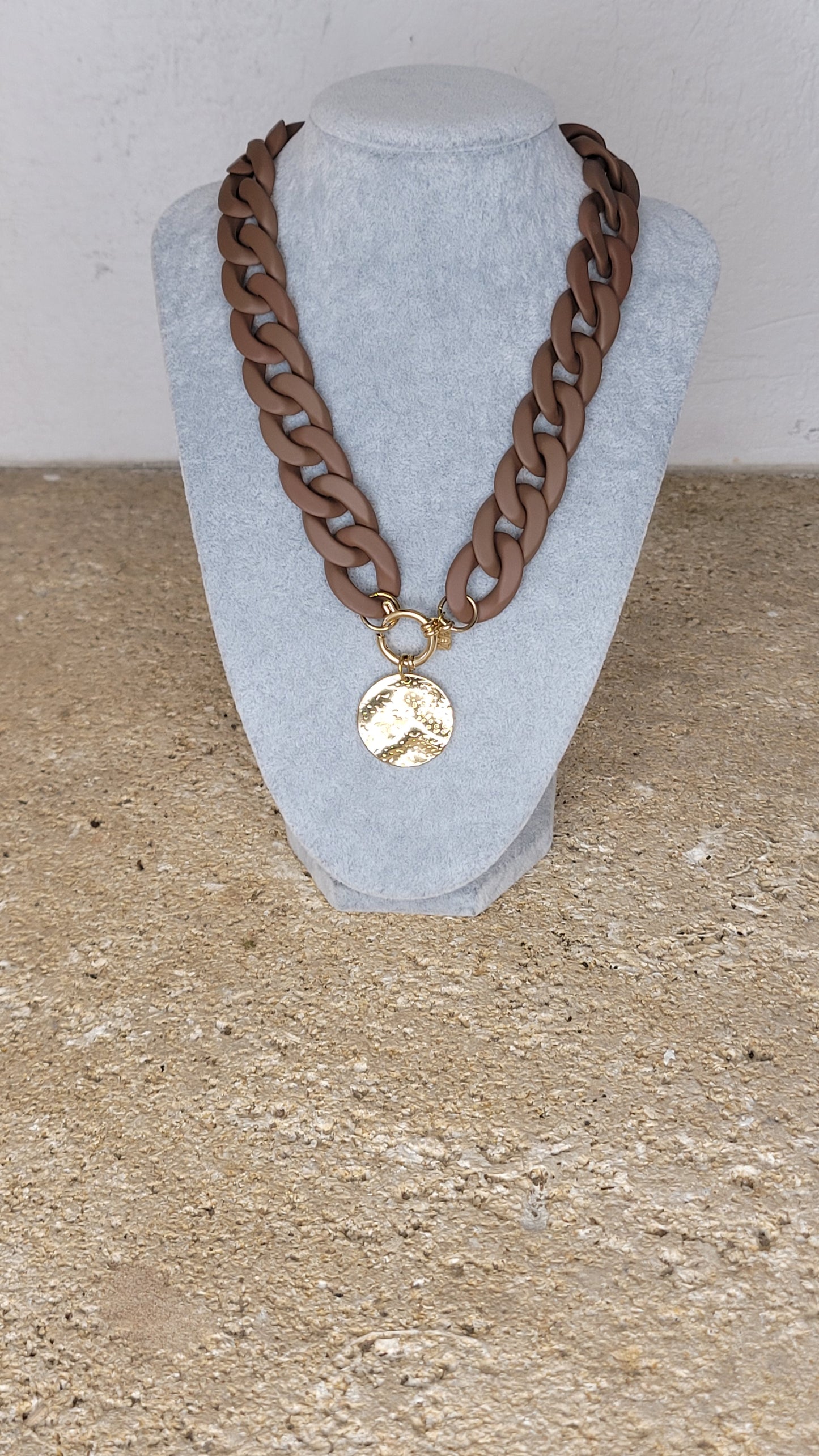 COLLIER GROSSES MAILLES