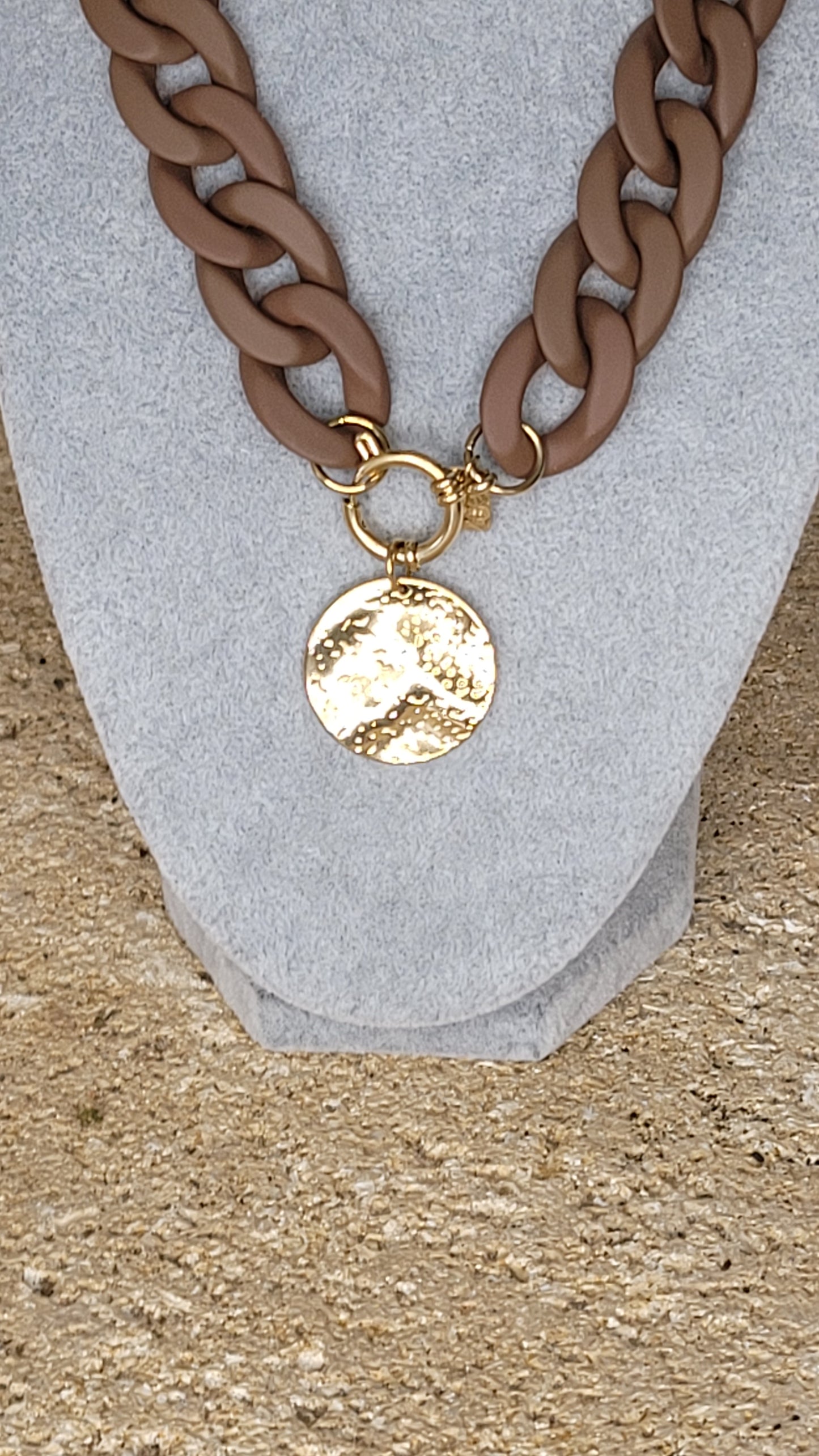 COLLIER GROSSES MAILLES