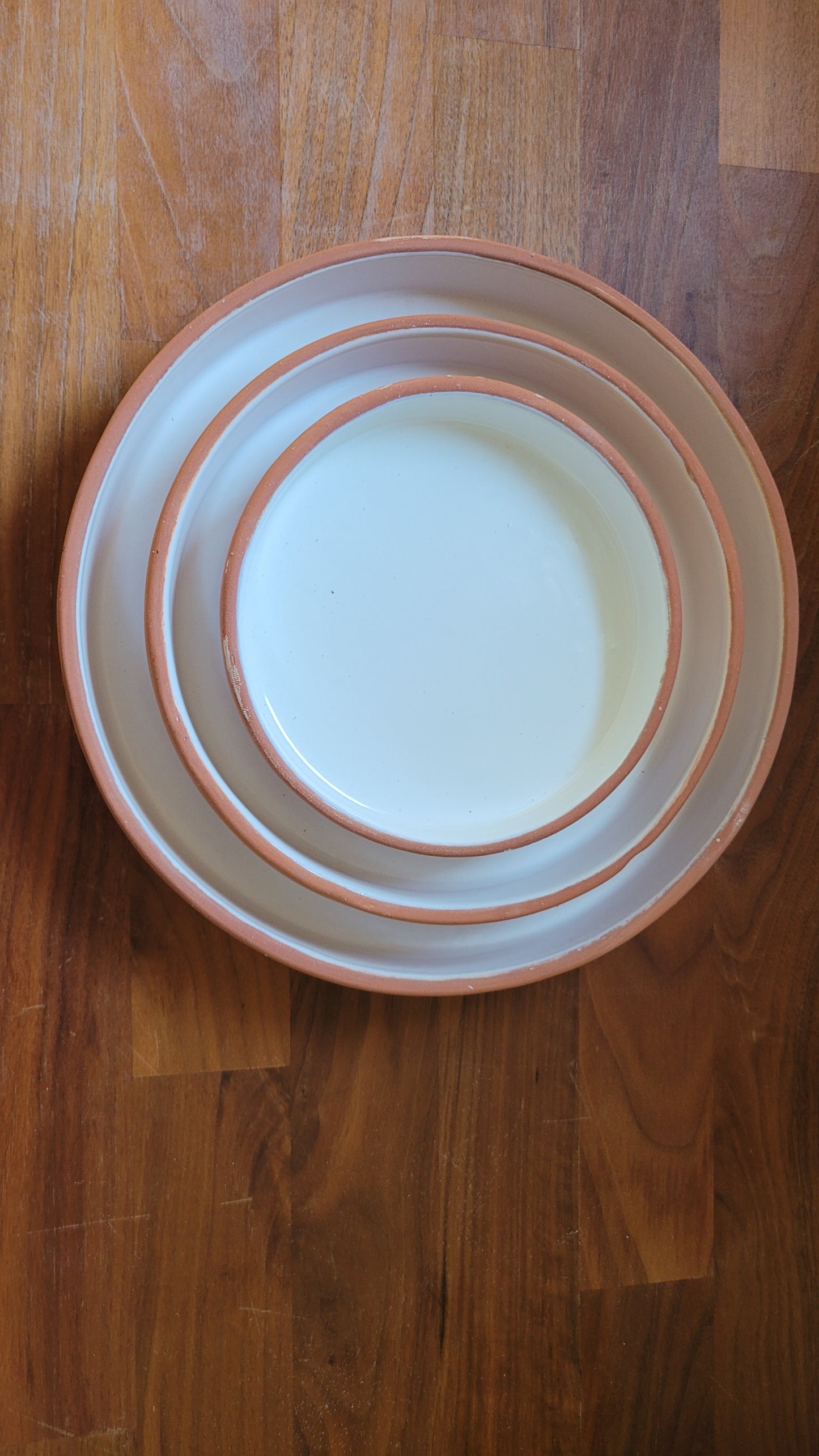 TRIO PLATS EN CERAMIQUE