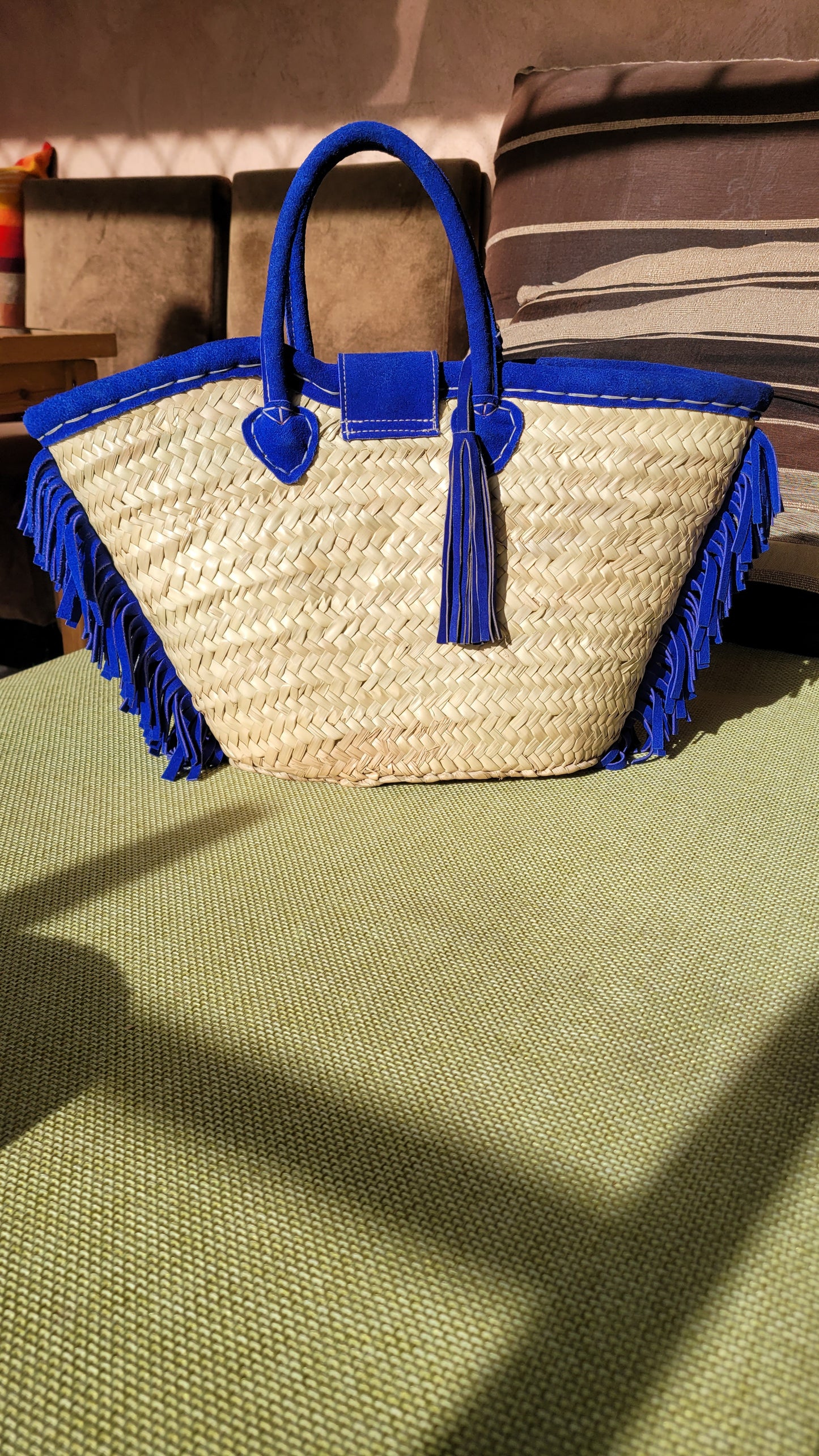 PANIER OSIER ET DAIM