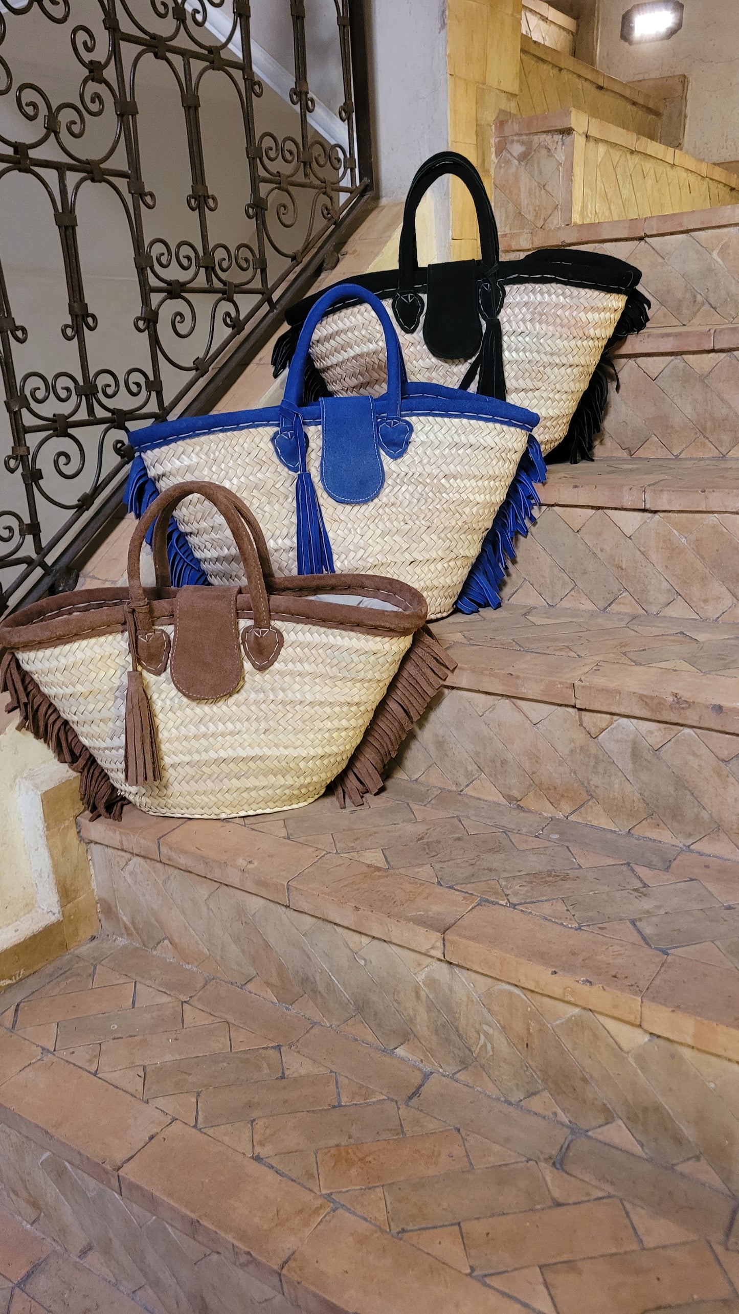 PANIER OSIER ET DAIM