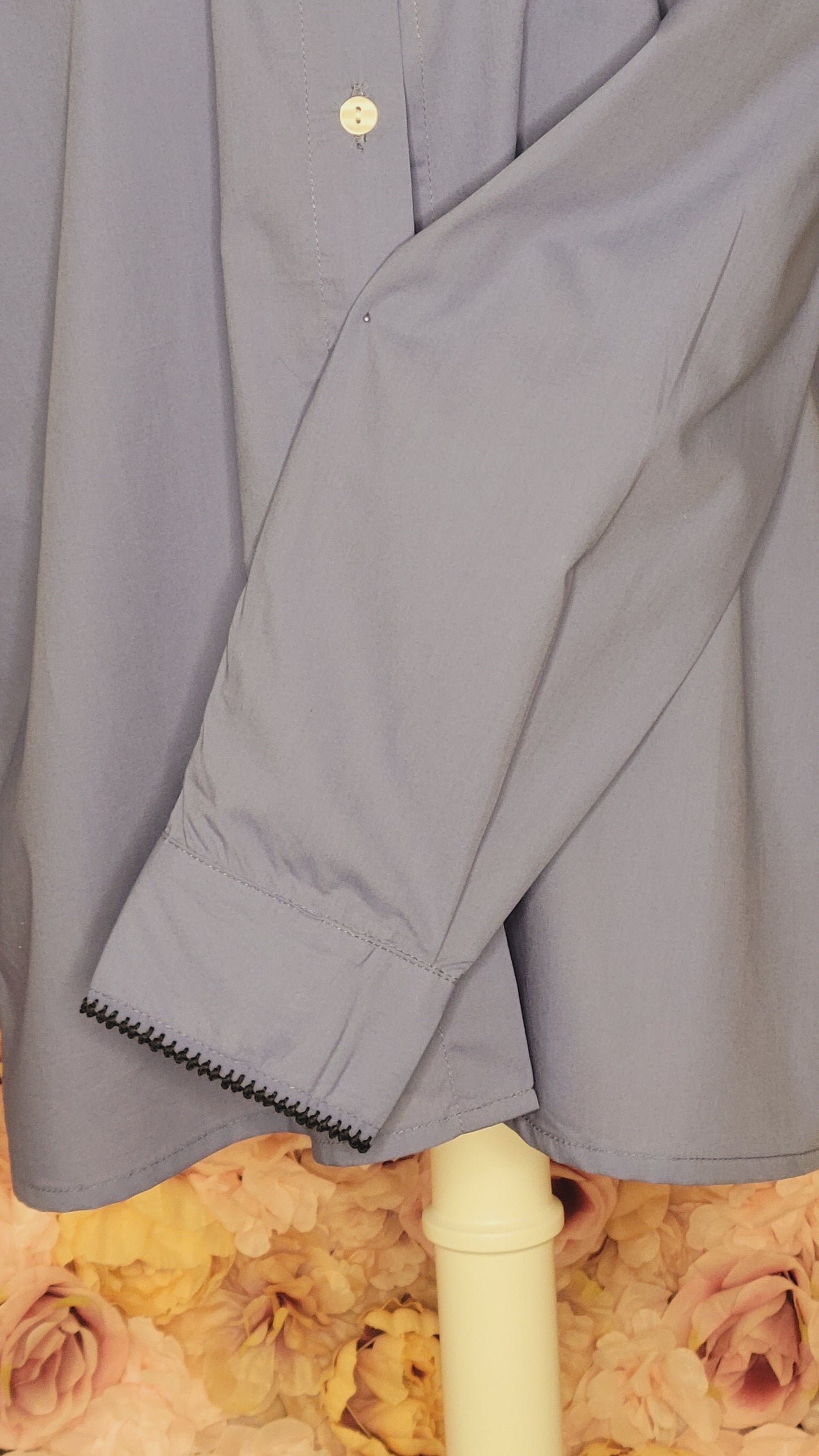 CHEMISE "TEDDY" en Coton avec Manches Brodées Randa — Élégance Artisanale