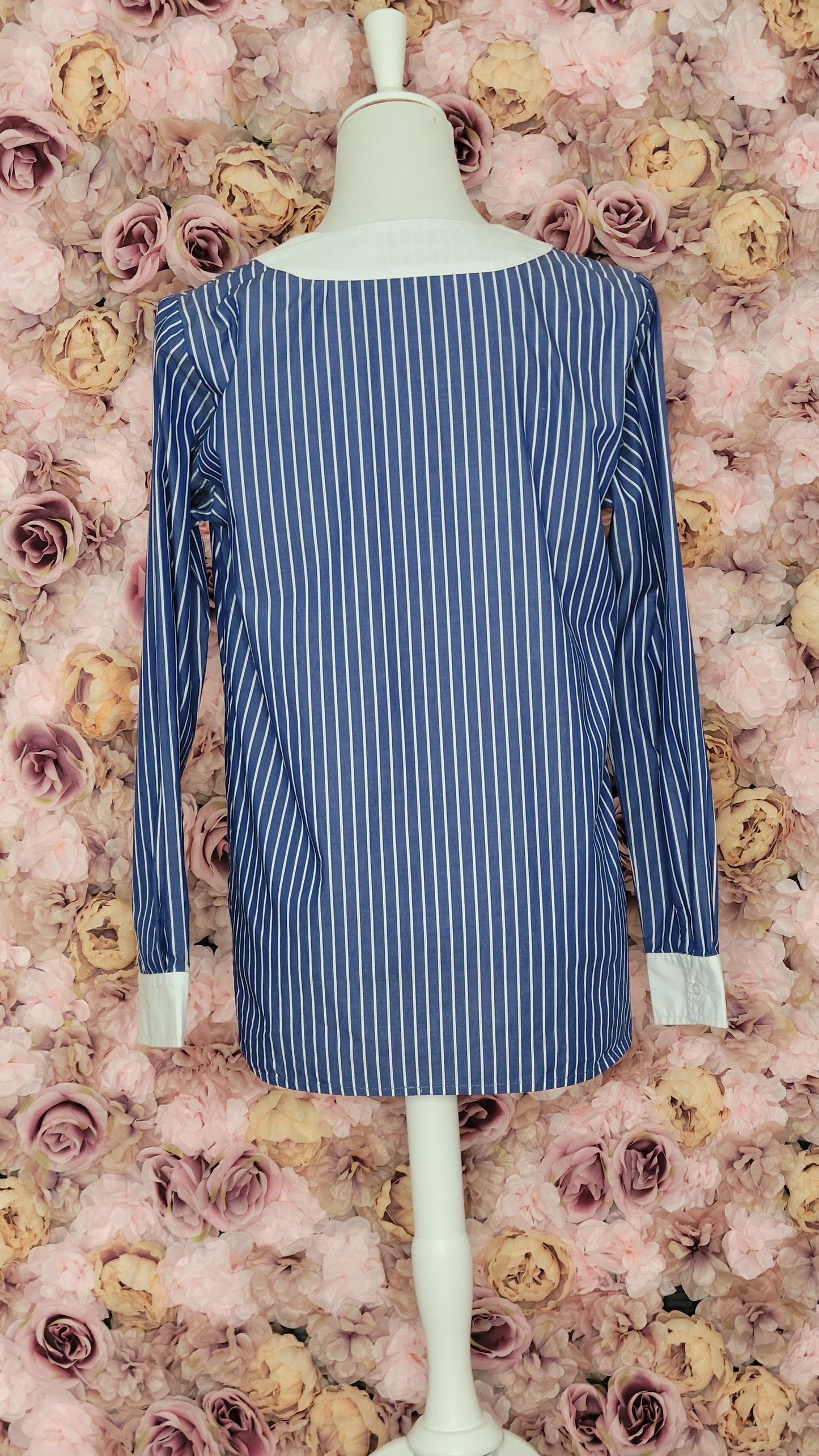 CHEMISE- TUNIQUE BICOLORE "SOFIA" en Coton — Élégance Décontractée