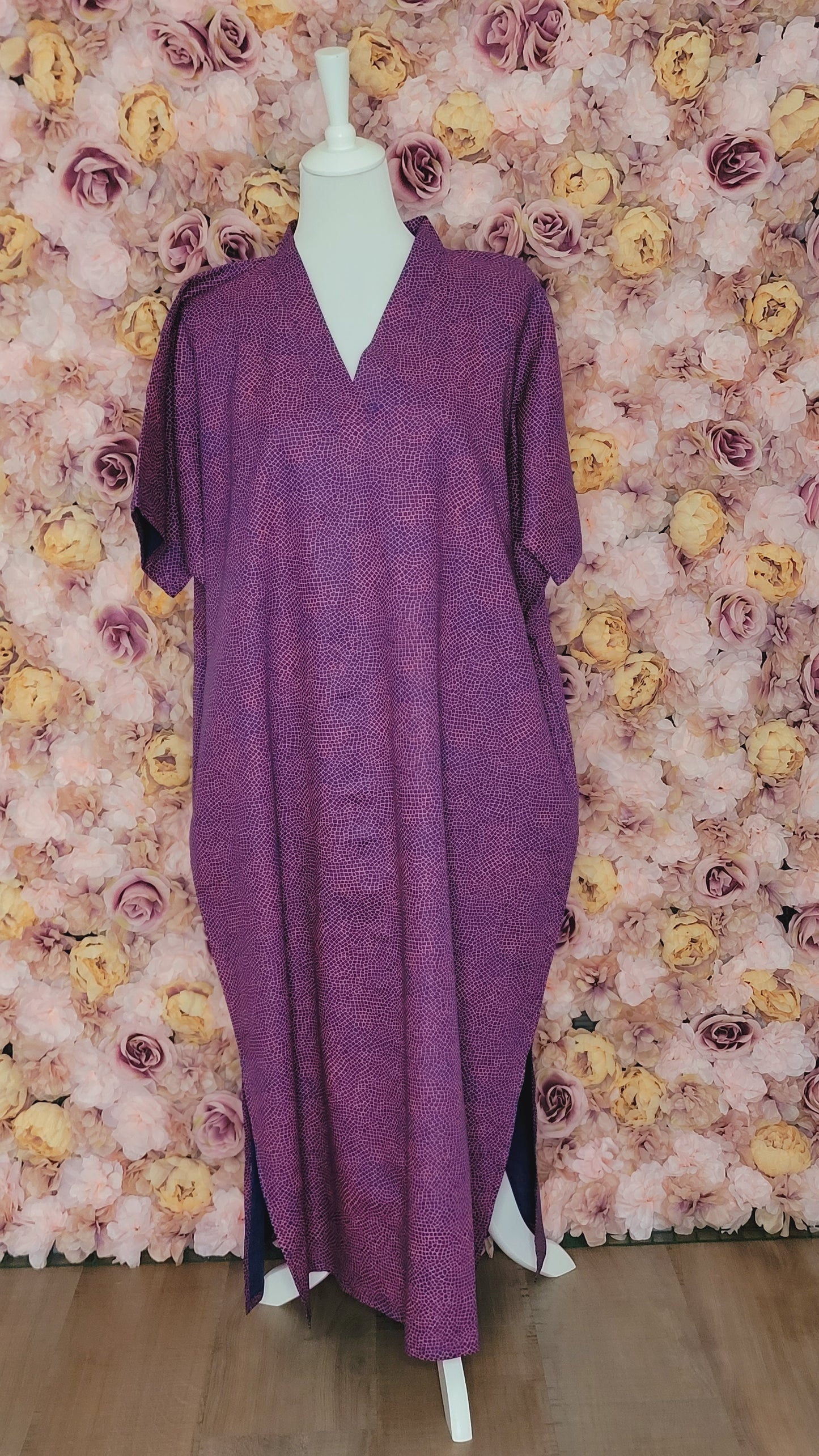 ROBE CAFTAN "MARRAKECH" Longue avec Poches — Chic & Polyvalente en Lin et Jeans