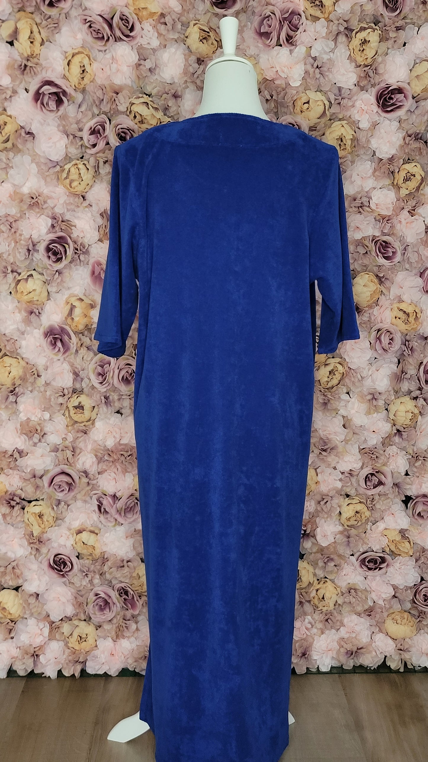 ROBE LONGUE "LOUISA" en Éponge Coton — Chic & Confortable
