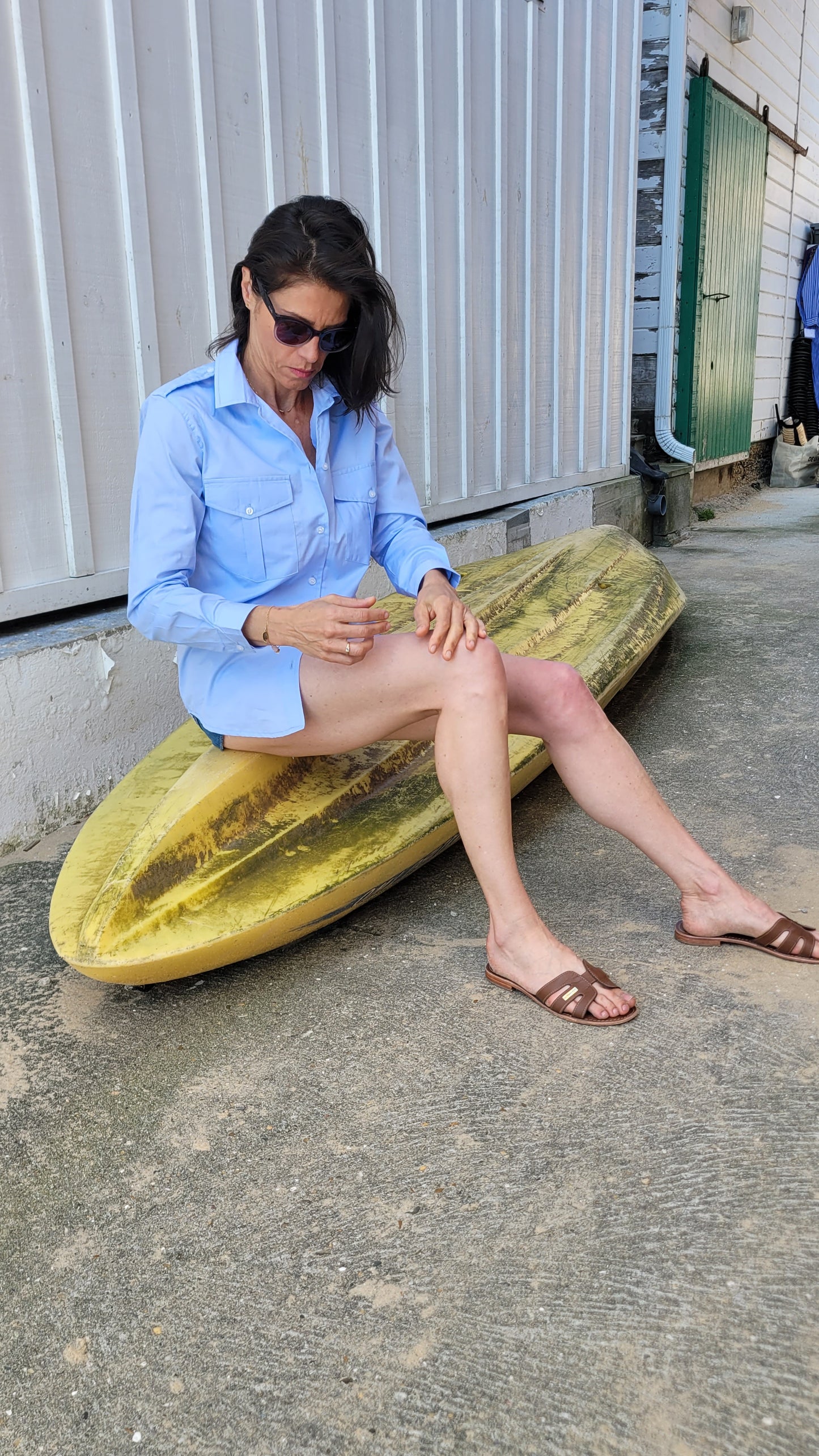 Chemise Saharienne "MATAHARI" Cintrée en Coton — Chic & Intemporelle