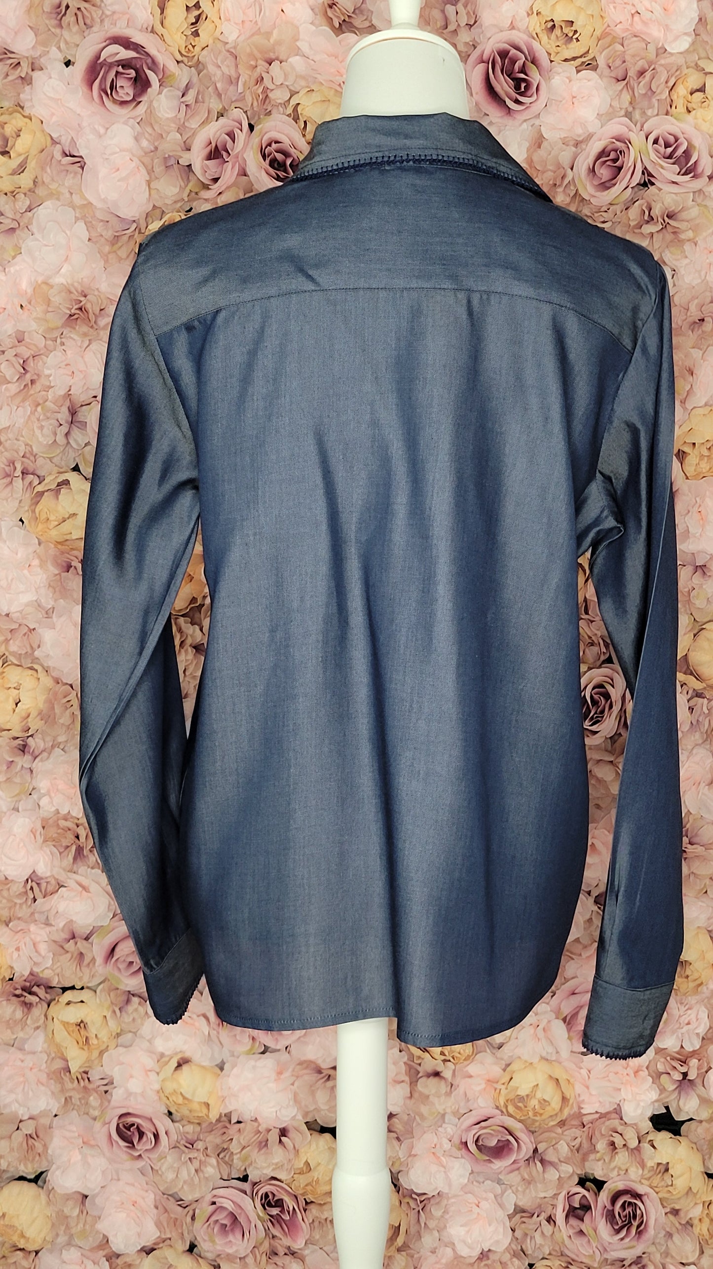 CHEMISE "TEDDY" 2.0 en Coton avec Manches et col Brodés Randa — Élégance Artisanale