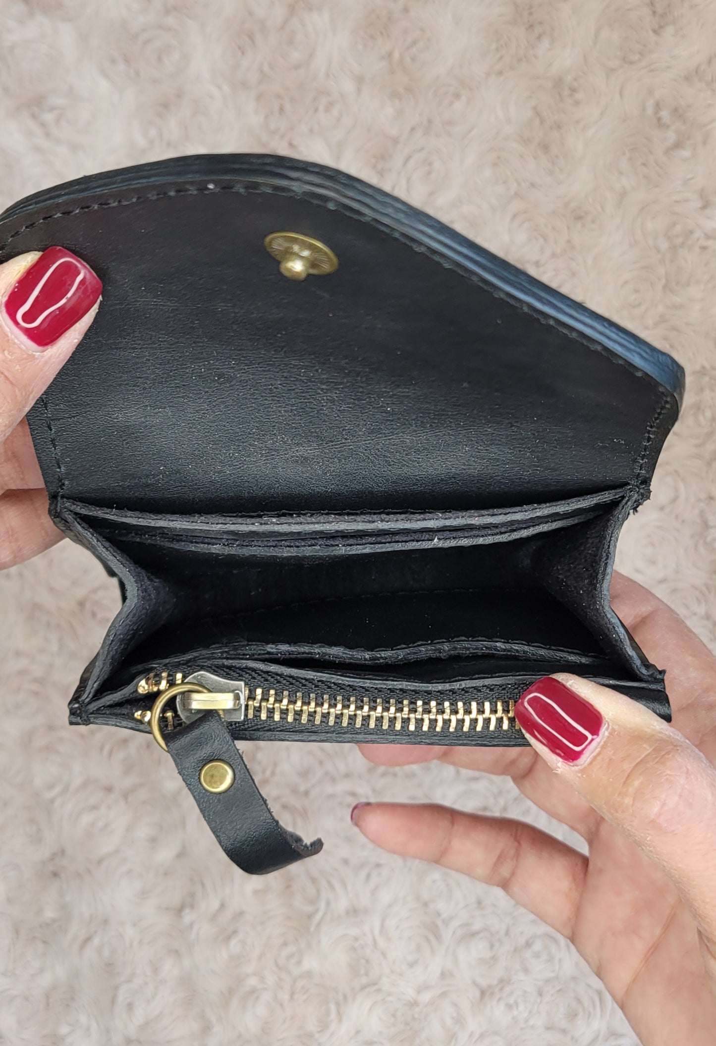 PORTE-MONNAIE EN CUIR