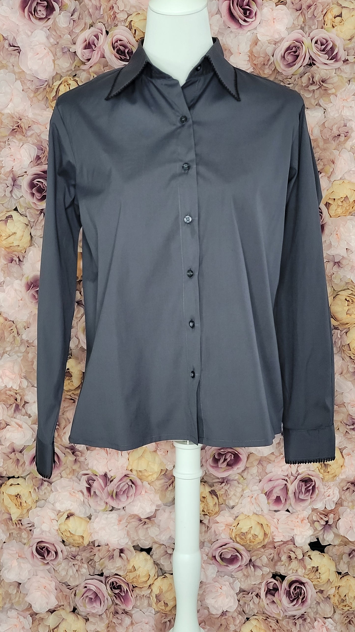 CHEMISE "TEDDY" 2.0 en Coton avec Manches et col  Brodés Randa — Élégance Artisanale