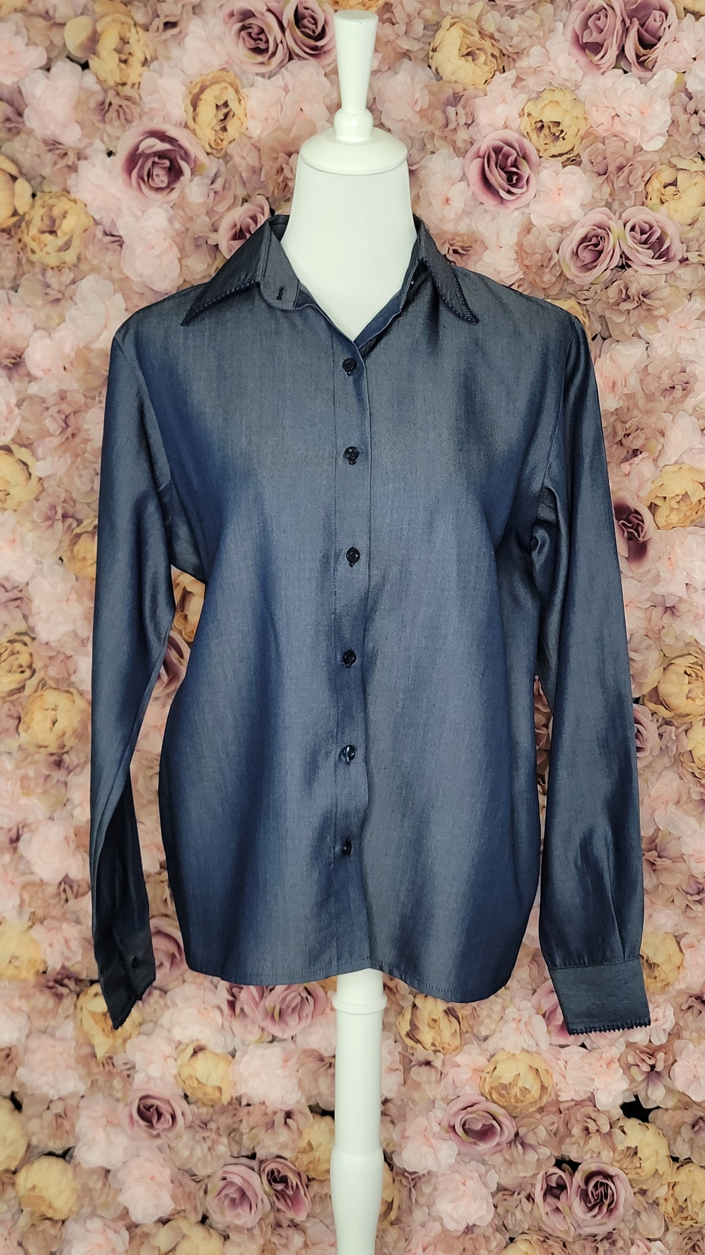 CHEMISE "TEDDY" 2.0 en Coton avec Manches et col  Brodés Randa — Élégance Artisanale