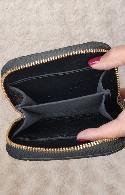 PORTE-MONNAIE EN CUIR