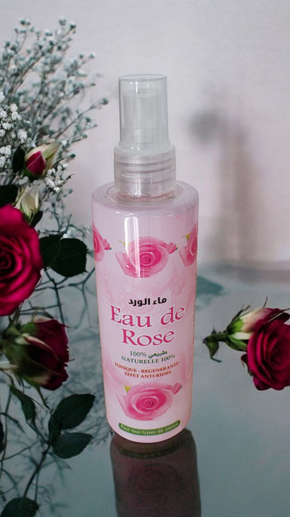 Eau florale de rose bio – 100 % pure et naturelle
